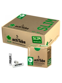 Filtru Carbon actiTube Extra Slim 6mm x500buc
