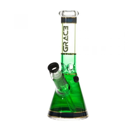 Grace Glass Bong Baby Green Beaker H:25cm