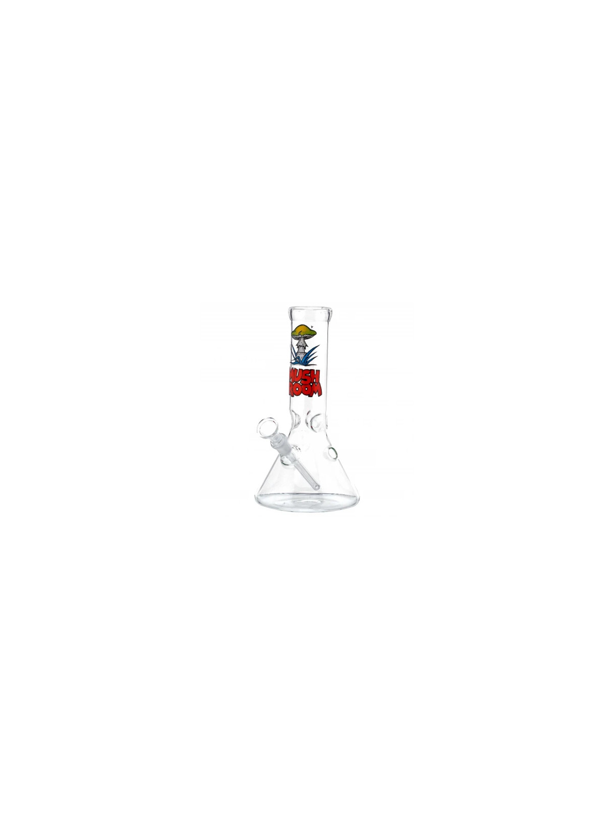 Beaker Glass Bong Mushroom H-23cm