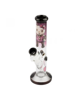 Bong Grace Glass 'Angry Cat' H:35cm