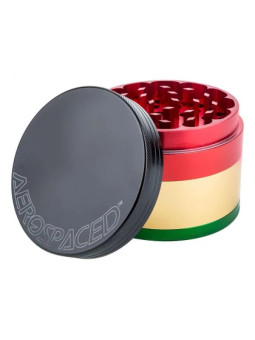 Grinder 'HC x Aerospaced' Rasta- 4parti Ø-63mm