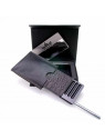 Royal Box Python Snuff Box with Tube black