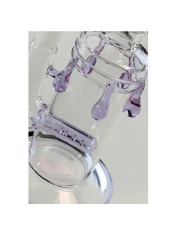 Bong Ulei with Banger + Inline Slit Diffuser Violet -270mm