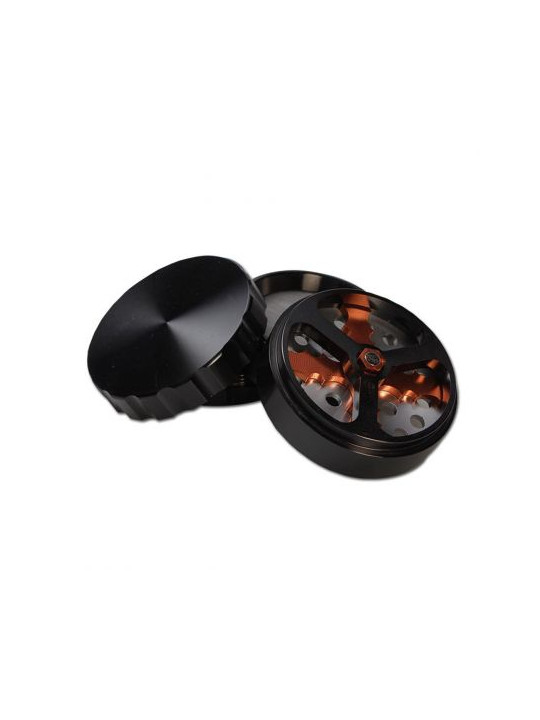 Grinder 'Propeller' Black - 4Part Ø-62mm