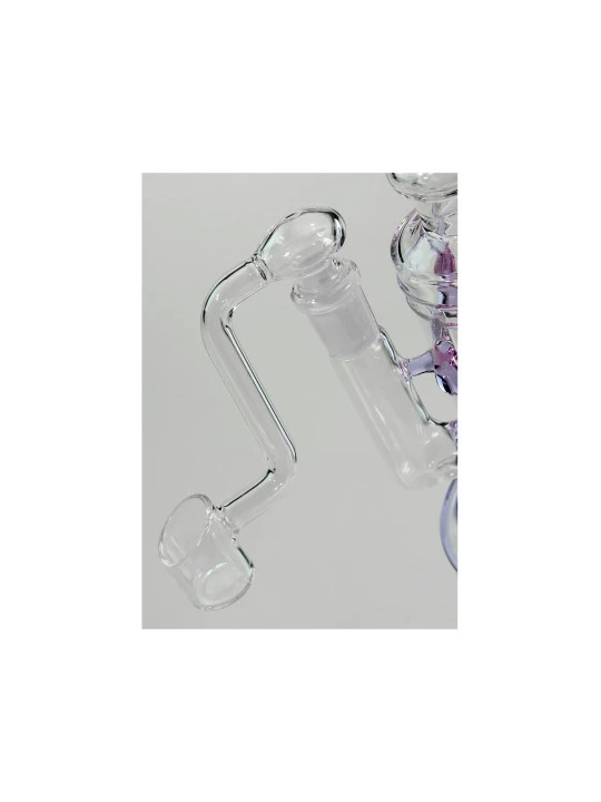 Bong Ulei with Banger + Inline Slit Diffuser Violet -270mm