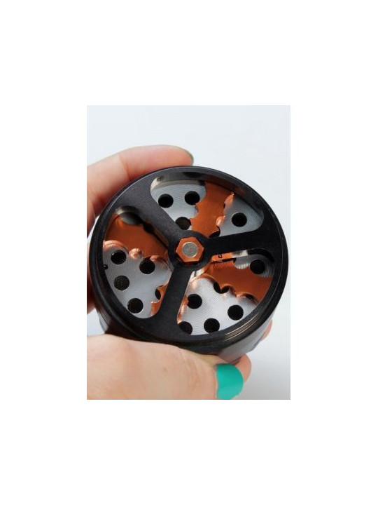 Grinder 'Propeller' Black - 4Part Ø-62mm