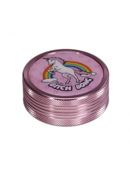 Black Leaf Grinder Bitch Bong Roz - 2 part