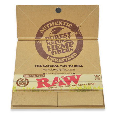 Foite 'RAW' din Canepa ( Organic ) cu Santier + Filtre