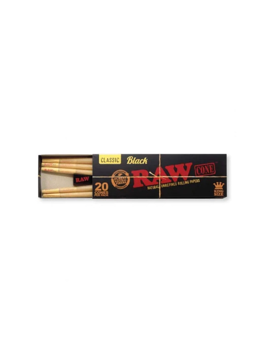 Conuri Prerulate Raw KS Negre x20