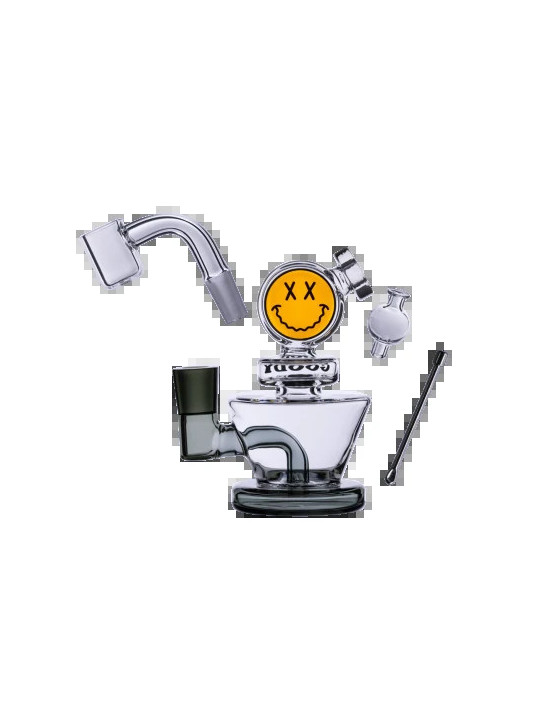 Goody Glass Big Face Mini Dab Rig Kit 4 piese