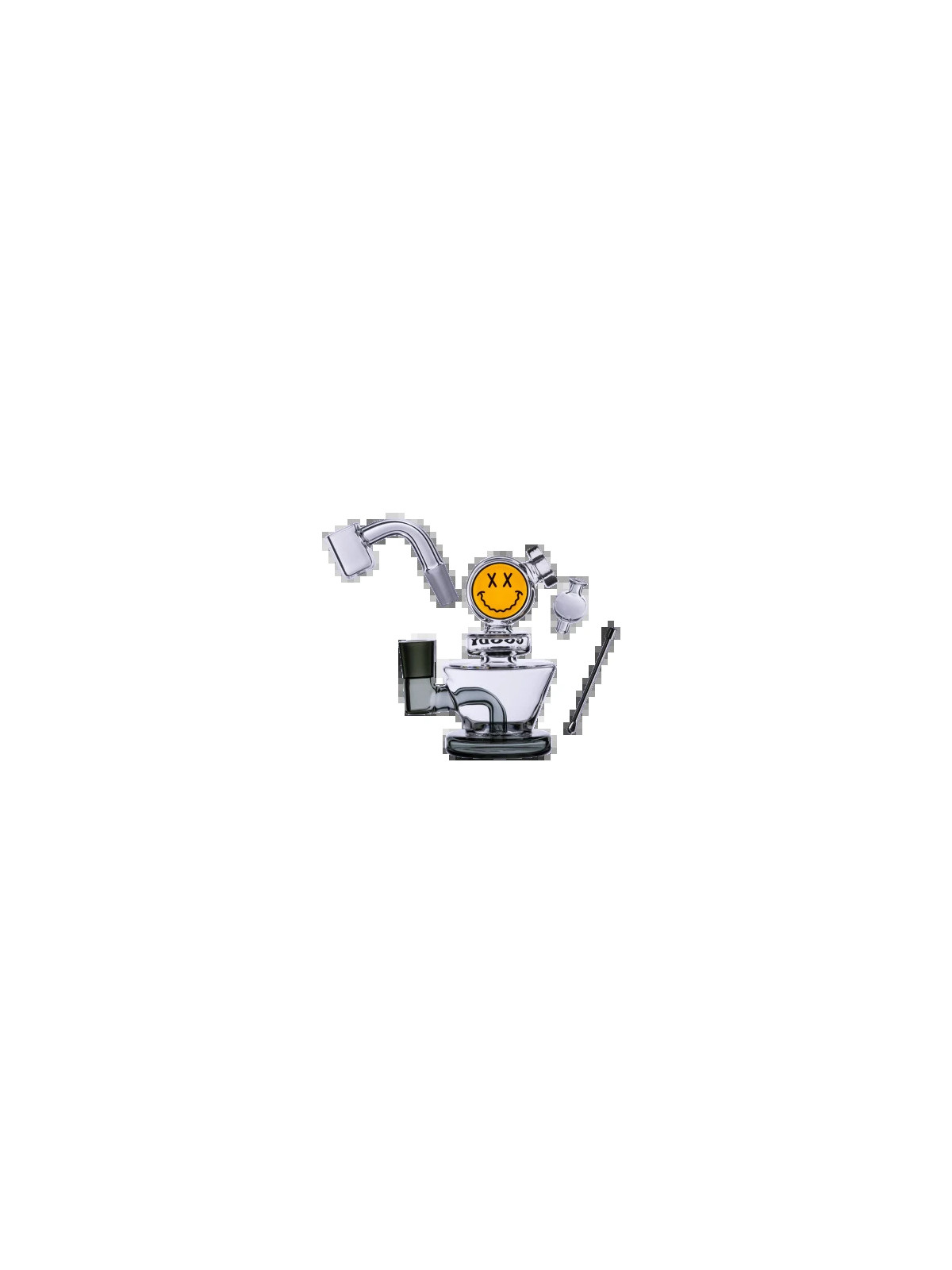Goody Glass Big Face Mini Dab Rig Kit 4 piese