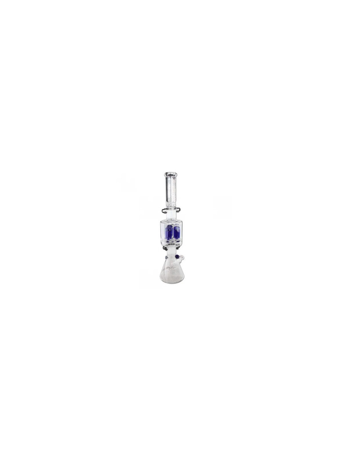 Bong combinat M+M Blaze, 3 părți, albastru