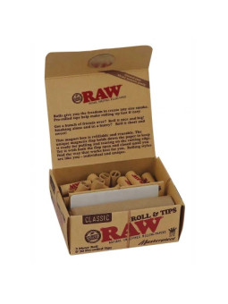 Rola de foite 'RAW' Masterpiece KSS cu filtre pre-rulate 3m x 54mm