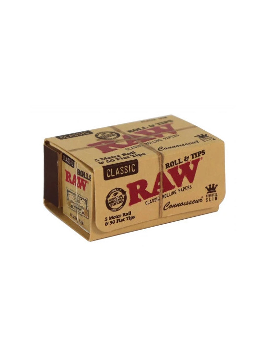 Rola de Foite RAW 5mx44mm Connoisseur cu filtre perforate