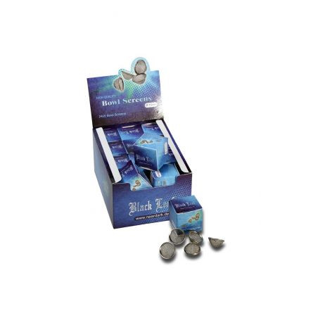 Site Metalice 'Black Leaf' Conice pentru Bong / Pipa - x5