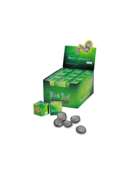 Site Metalice 'Black Leaf' Conice pentru Bong / Pipa - x5