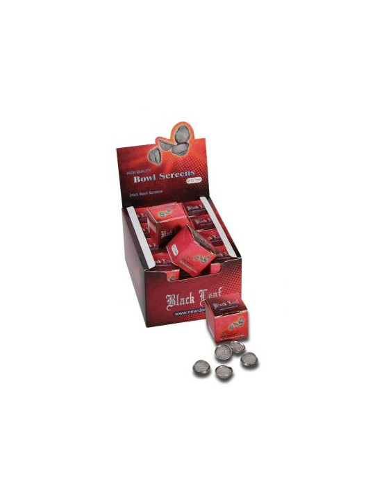 Site Metalice 'Black Leaf' Conice pentru Bong / Pipa - x5