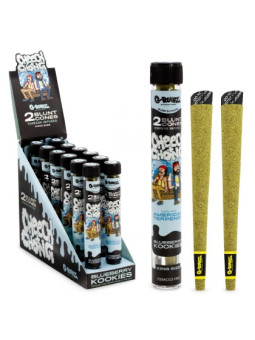 G-Rollz C&C Blunturi Canepa pre-rulate Infuzate cu Terpene 'Blueberry Kookies' x2