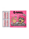 G-Rollz Filtre Slim Carbon Activ Ø6mm Pink X 10buc