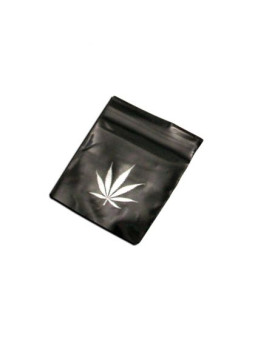 Pungi Zip-Lock 'Black Leaf' 40x60mm. - x100buc.