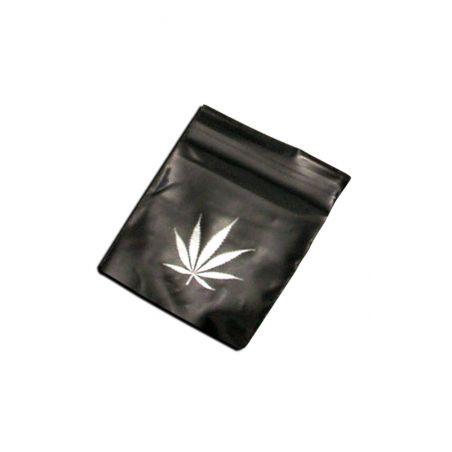 Pungi Zip-Lock 'Black Leaf' 40x60mm. - x100buc.
