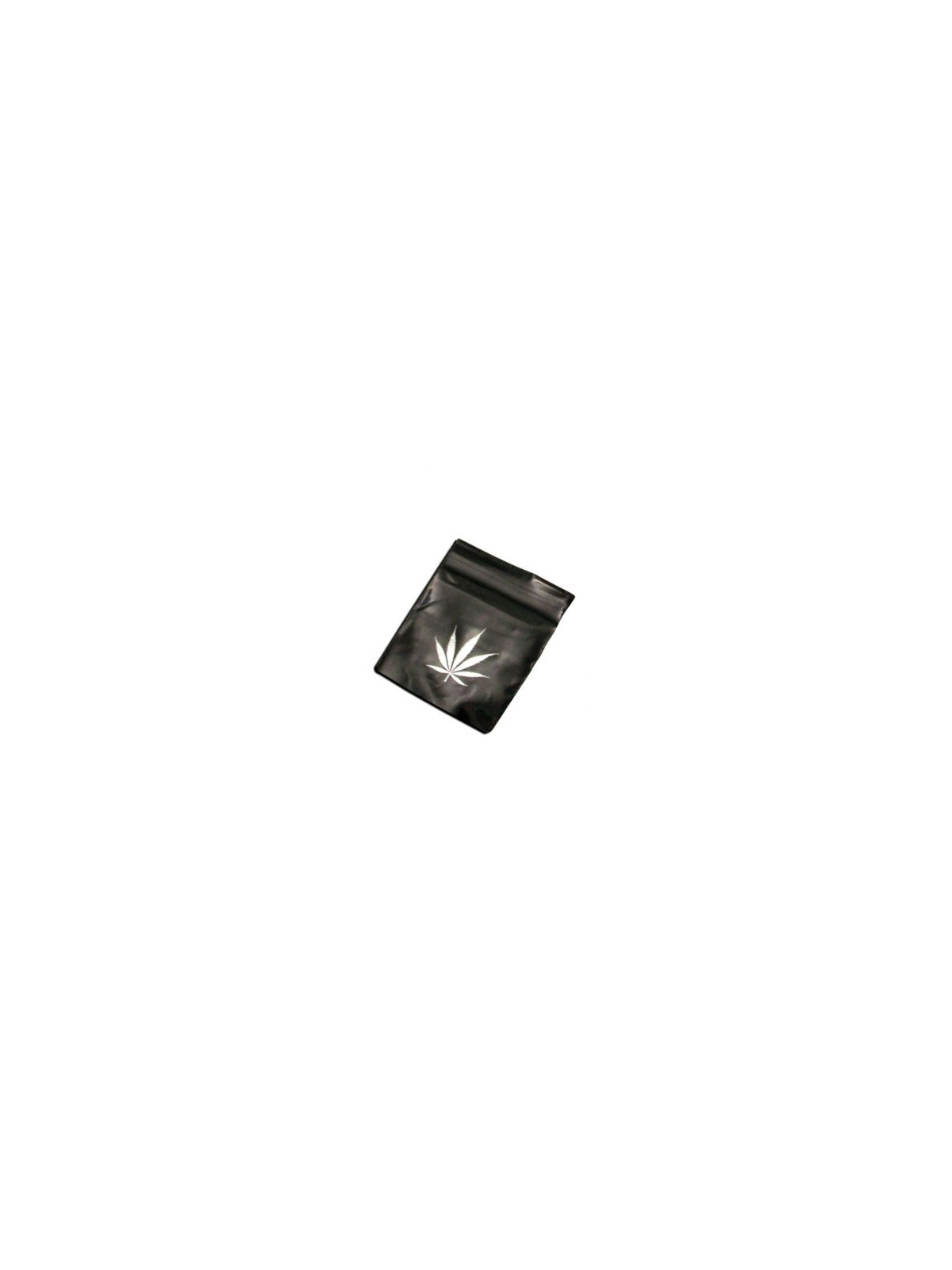 Pungi Zip-Lock 'Black Leaf' 60x80mm. - x100buc.