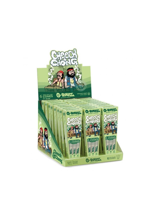 G-Rollz Conuri Pre-Rulate Cheech & Chong 'Sofa' Organic Green Hemp –x6buc