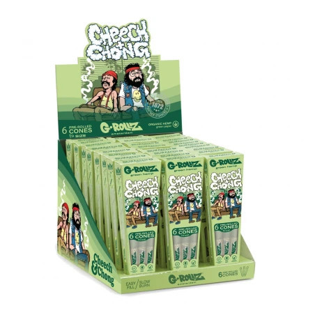 G-Rollz Conuri Pre-Rulate Cheech & Chong 'Sofa' Organic Green Hemp –x6buc
