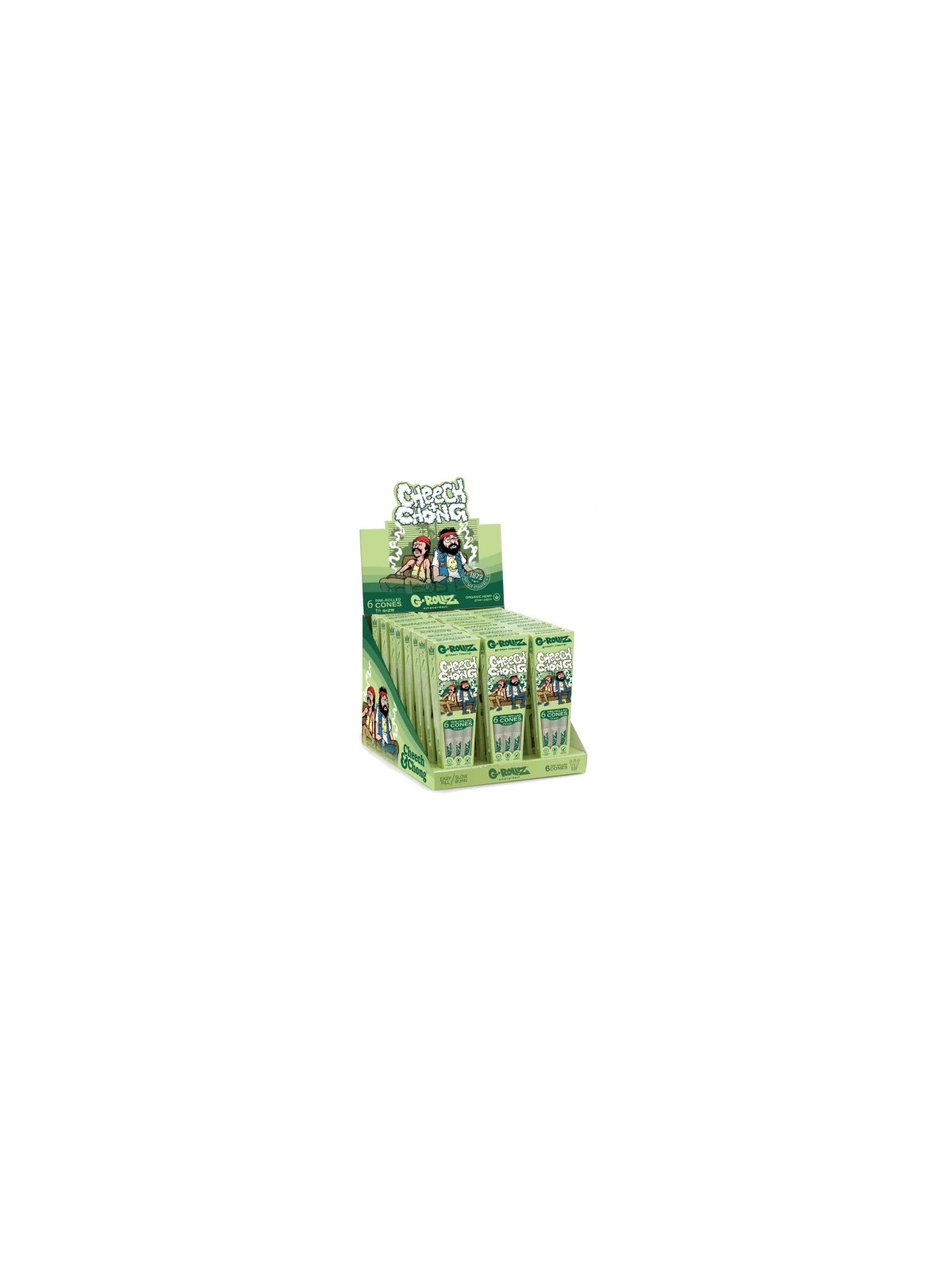 G-Rollz Conuri Pre-Rulate Cheech & Chong 'Sofa' Organic Green Hemp –x6buc