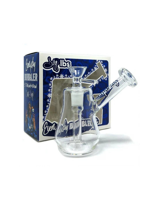 Dogg lbs – Pipă cu apă Everyday Bubbler – Transparentă 13cm