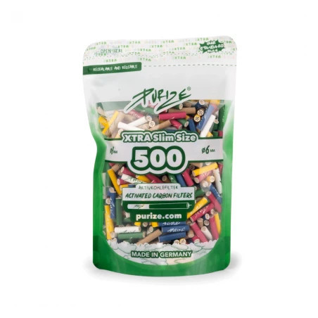 Filtre cu Carbon Activ 'Purize' XTRA Slim ø6mm, Set de 500 buc
