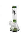 Bong 'Black Leaf' Green cu Gheata H-250mm