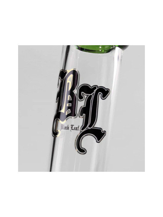 Bong 'Black Leaf' Green cu Gheata H-250mm