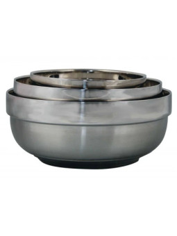 Set boluri din otel inoxidabil -14cm, 18cm si 20cm
