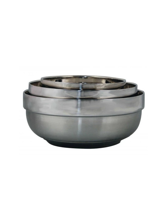 Set boluri din otel inoxidabil -14cm, 18cm si 20cm