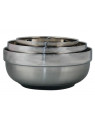 Set boluri din otel inoxidabil -14cm, 18cm si 20cm