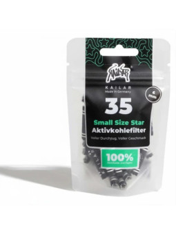 Kailar Filtre Carbon Activ Black&White - ø5,9mm x35buc