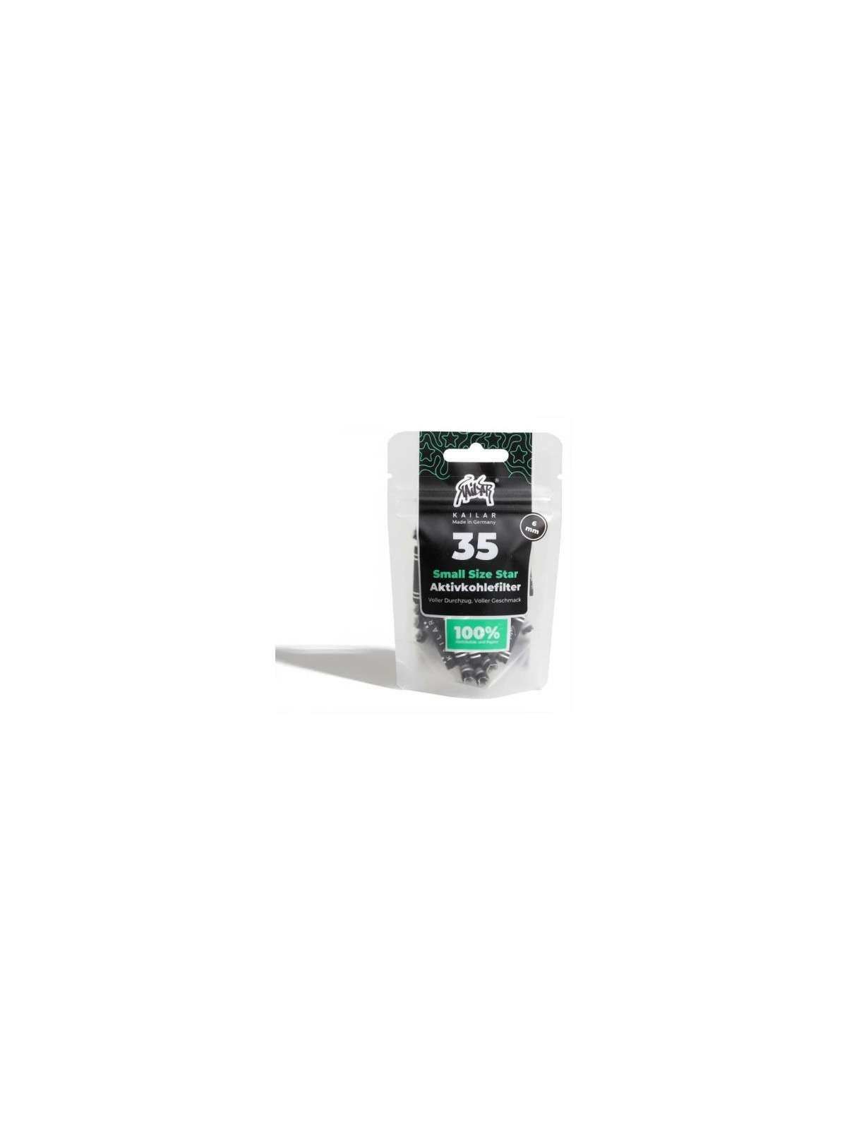 Kailar Filtre Carbon Activ Black&White - ø5,9mm x35buc