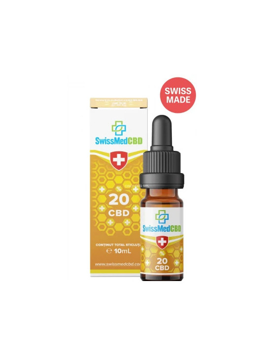 Ulei CBD 20% SwissMedCBD - 10ml 2000mg CBD