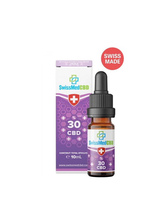 Ulei CBD 30% SwissMedCBD (MCT) - 10ml (CBD 26%, CBG 3%, CBN 1%)