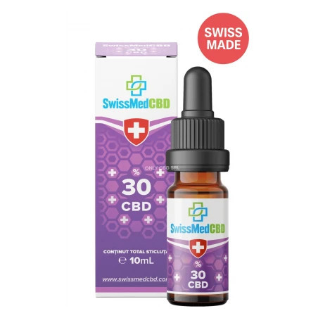 Ulei CBD 30% SwissMedCBD (MCT) - 10ml (CBD 26%, CBG 3%, CBN 1%)