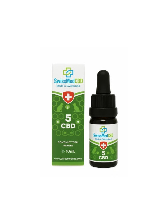 Ulei CBD 5%  SwissMedCBD  pentru animale - 10ml 500mg CBD