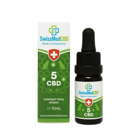 Ulei CBD 5%  SwissMedCBD  pentru animale - 10ml 500mg CBD