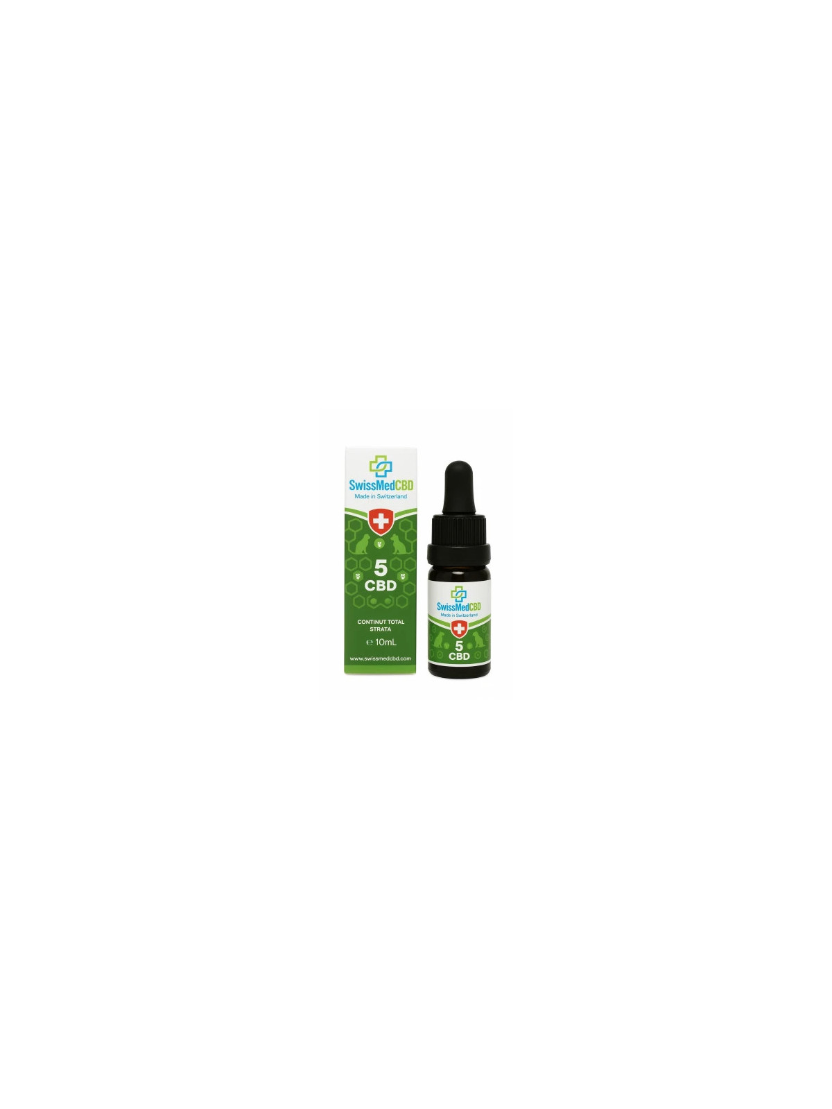Ulei CBD 5%  SwissMedCBD  pentru animale - 10ml 500mg CBD