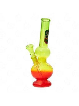 Bong Greenline Rasta 2 x Bubble 23cm
