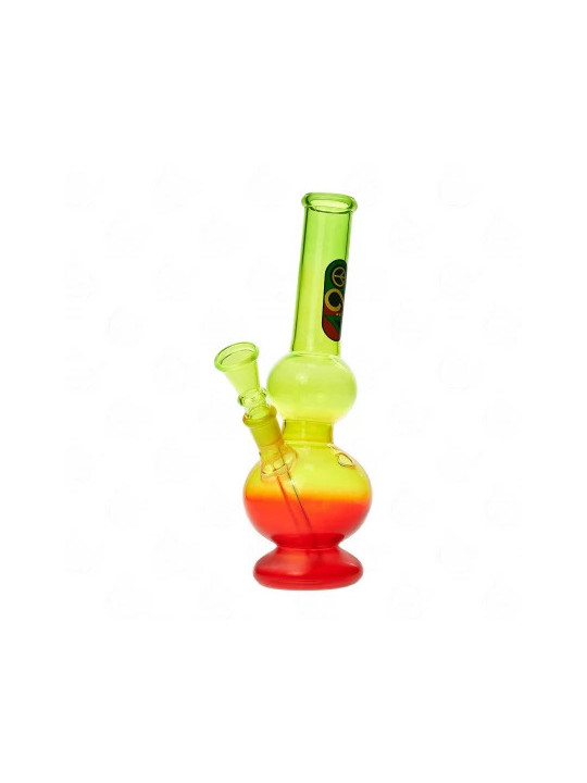 Bong Greenline Rasta 2 x Bubble 23cm