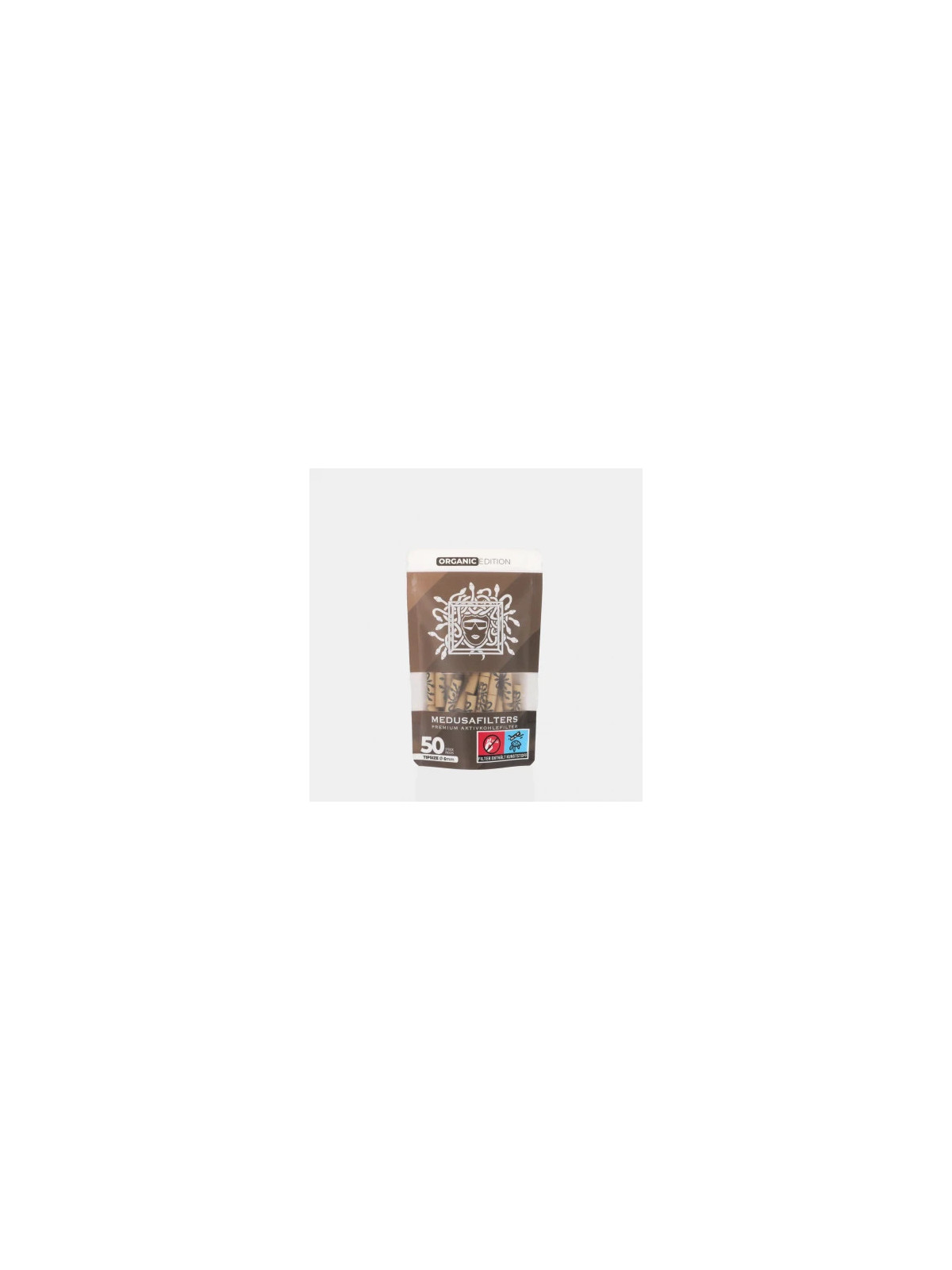 Filtre Slim Organic Carbon Activ + Celuloza 'Medusa' ø6mm x50buc