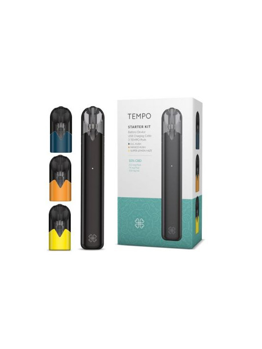 CBD Tempo Starter KIT Harmony 10% CBD O.G Kush, M. Kush, S L Haze