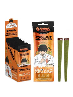 G-Rollz Blunturi pre-rulate Infuzate cu Terpene 'Bloody Orange' x2