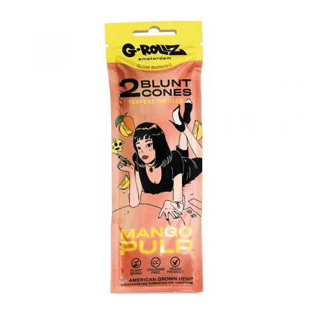 G-Rollz Blunturi pre-rulate Infuzate cu Terpene 'Mango Pulp' x2